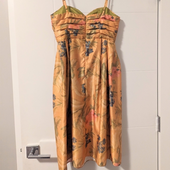 James Coviello Floral Midi Dress, Size 4 - Picture 3 of 3